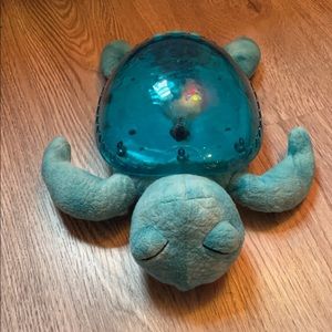 Turtle night light projector and sound machine